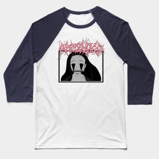 Nezuko - Death Metal Baseball T-Shirt